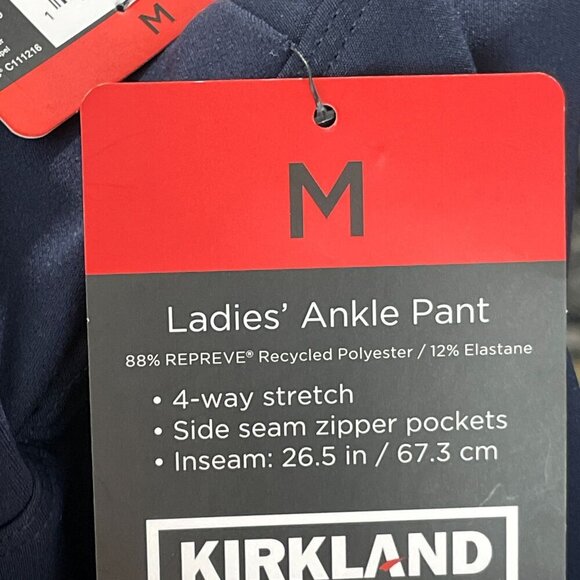 NEW Kirkland Women's M Signature Ladies Ankle Dress Pants - Picture 5 of 8